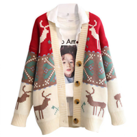 Pull avec LOGO personnalisé pour femmes conception hivernale de tricots décontractés pour femmes vêtements tricotés de grande taille pour filles haut en tricot cardigan pour femmes
