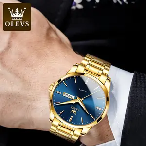 OLEVS 6898 Men's Classic Watch Men's Business Casual Chronograph OEM Logo Watch Quartz WristWatch