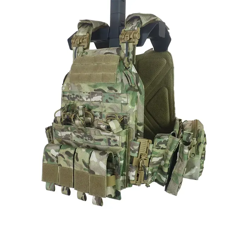 Eco-Materiaal 1000d Nylon Molle Multifunctioneel Duurzaam Veiligheidsvest Tactisch