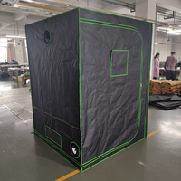 Serre de culture 150x150x200cm Oxford 600D avec support, grande taille 5x5 FT, pour plantes d'intérieur, graines, chanvre, herbes, hydroponie, serre domestique