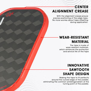 AMA SPORT OEM Fabricante Superventas Training Prompt Goods 3PCs 20mm/23mm/26mm Pickleball Paddle <span class=keywords><strong>Head</strong></span> Frame Cinta de protección - Product Image 5