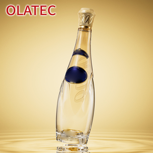 Botellas de Licor de Lujo Creativas OLATEC, Envases de Vidrio <span class=keywords><strong>con</strong></span> Aspecto de Cerámica Personalizados, <span class=keywords><strong>con</strong></span> Tapón Único en Forma de <span class=keywords><strong>Nube</strong></span> - Product Image 3