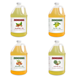 Prezzo all'ingrosso all'ingrosso olio di germe di grano spremuto a freddo raffinato di cocco per la cura dei capelli della pelle olio di noci Kukui olio di semi di zucca - Product Image 4