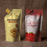 Op maat bedrukte 4oz 7oz mango fruitsap vloeistofzakken met tuit, aangepaste kleur verpakking, plastic drinkzakjes