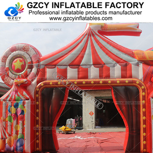 Arco de circo inflable personalizado Entrada de Carnaval eventos volar arco publicidad circo inflable carnaval entrada arco - Product Image 5