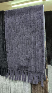 New Design Wholesale Big Size Winter Women Knitted Mink Fur <strong>Shawl</strong> with Pockets Different Colors <strong>Black</strong> Mink <strong>Shawl</strong> Wrap Fur Hat - Product Image 4