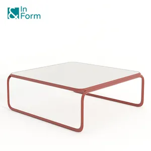 Modern Minimalism Tempered Glass Top Coffee Table Tea Table