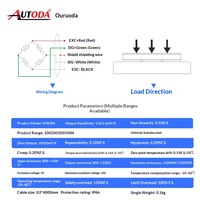 Ouluda AT8103 Modul Sensor Gaya Kompresi Ultra-tipis untuk Sensor Ketegangan/Tekanan Lengan Robot 50~1000N Akurasi 0,5%
