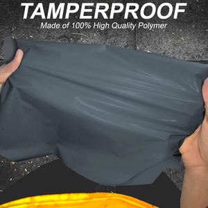 Sacs postaux auto-adhésifs 100 % recyclables gris 100x tailles mixtes, sacs à colis solides et scellables en plastique pour l'envoi de vêtements - Product Image 4