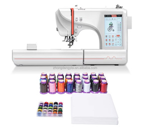 Vintage Computerized Embroidery <b>Machine</b> for Home DIY <b>Clothes</b> Repair Single Head Used Bearing Core Components Craft Equipment - Product Image 1