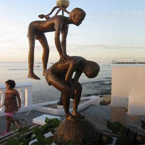 Популярная секс-статуя в натуральную величину для мальчиков и девочек, Прыгающая лошадь, скульптура D & Z - Product Image 1