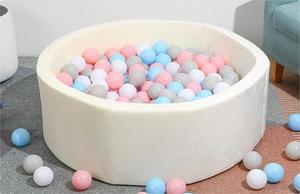 Jouet Sensoriel d'Intérieur en Éponge Ronde pour Enfants et Bébés, Ensemble de Jeu Doux Personnalisé pour Tout-Petits, <span class=keywords><strong>Piscine</strong></span> à Balles Rose - Product Image 2