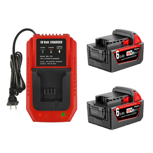 VICTPOWER 18V 3A เครื่องชาร์จเร็วสำหรับมิลวอกี M18 สถานีชาร์จแบตเตอรี่ลิเธียมไอออนสำหรับ M18 เครื่องมือไฟฟ้าแบตเตอรี่แบบชาร์จไฟได้ - Product Image 1