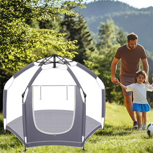 Custom Logo Foldable Playpen Modern Design Indoor Outdoor Use Safety Kids Bedroom Living Room Park Baby <strong>Playtent</strong> - Product Image 3