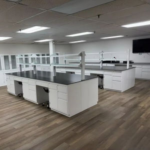 Mesa de profesor de laboratorio químico de alta calidad, Banco de encimera de epoxi de laboratorio móvil con Marco en H resistente a la venta - Product Image 1