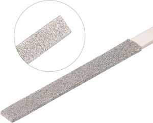 1 Pieza Lima de Acero Aleado Plana Tipo Americano 3mm x 140mm Grano 150 para Pulido y Desbaste de Metal, Vidrio, Madera y Piedra - Product Image 5