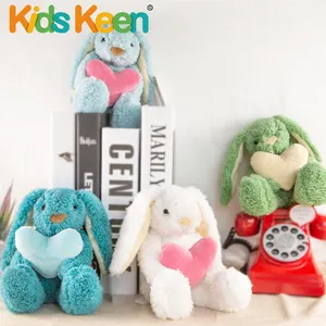 Hochwertige langlebige mit verschiedenen halten das Herz Kaninchen puppen für Kinder Babys pielzeug Spielzeug puppen Kinder