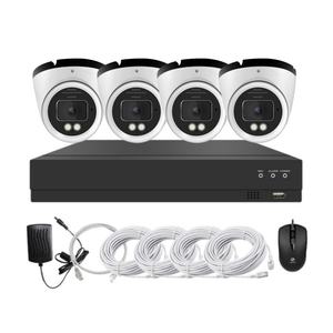 8MP 4Ch NVR Eyeball Dome Kit Cor Completa Com Fio Visão Noturna Ao Ar Livre <span class=keywords><strong>Cctv</strong></span> Gravação Segurança Completa IP <span class=keywords><strong>Cctv</strong></span> Camera System - Product Image 1