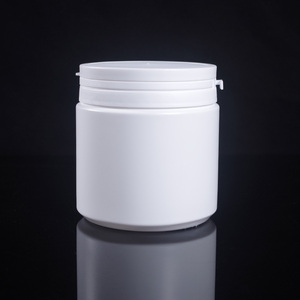 Bán Buôn 500Ml HDPE Nhựa Chai Tròn Trắng Vít Cap Nhà Máy Giá Rỗng Protein Viên Nang Kẹo Jelly Lưu Trữ <span class=keywords><strong>Container</strong></span> - Product Image 2