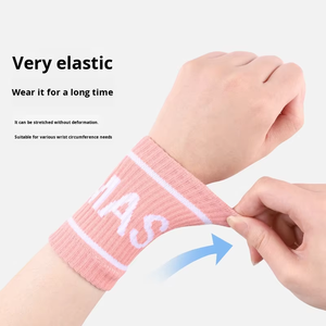Tập thể dục ngoài trời ban nhạc cổ tay thể thao thoáng khí sweatband Khăn dây đeo cổ tay - Product Image 1