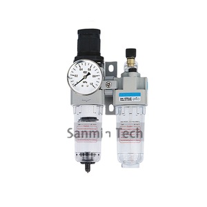 NBSANMINSE Filtre à air, régulateur et lubrificateur AC2010 – Unité pneumatique triple pour traitement de source haute pression - Product Image 5