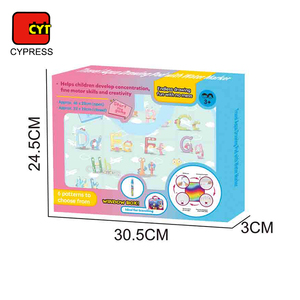 新款水帆布Alphanum绘图垫，带钢笔儿童益智玩具 - Product Image 6