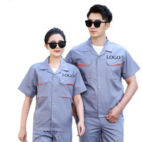 Tenue de travail à manches courtes pour hommes et femmes, uniformes de travail de haute qualité, usine, logistique, garage, mécanique