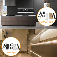 Profilé de découpe CNC en alliage d'aluminium Eureka Gola C Channel pour armoire de cuisine, base de meuble pour décorations