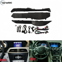UPSZTEC 24.6 Inch Dual Screen W204 Dashboard Speedometer Cluster Android Auto GPS Multimedia Player untuk Mercedes Benz C Class
