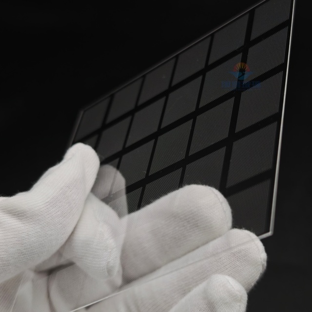 TGV Drilled Packaging Glass Substrate, Precision Laser Microvia Glass