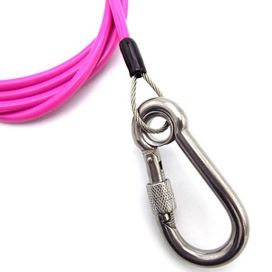 4.0 millimetri Rosso IN PVC Rivestito Zincato Filo di Acciaio Corda Con Snap Gancio Per Appendere E di Sollevamento - Product Image 2