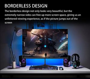 Bezeless จอคอมพิวเตอร์<span class=keywords><strong>24</strong></span>นิ้ว, จอมอนิเตอร์สำหรับเล่นเกมตั้งโต๊ะ<span class=keywords><strong>144HZ</strong></span> ขนาด23.8นิ้ว1920*1080 75Hz สำหรับบ้าน - Product Image 5