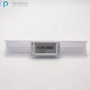 Hiplastics ABINC60 PVC Shop Price Labels Solder ESL Holder Display Electronic Tag Holders for Shelf