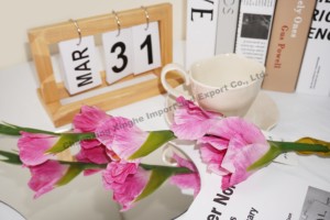 Orchidée épée artificielle de fleur de simulation de tige simple en gros pour la décoration de mariage d'arrangement à la maison - Product Image 6