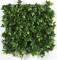 Panneau de haie artificielle en buis, plantes artificielles, mur végétal, matériau vert pour extérieur et intérieur, mur végétal pour l'intimité, jardin vertical