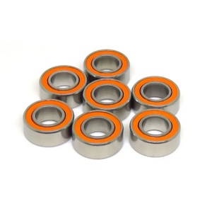 Cover in gomma arancione MR126-2RS in miniatura originale di fabbrica con cuscinetto a sfera 6*12*4mm ad alta velocità per lo skateboard - Product Image 4