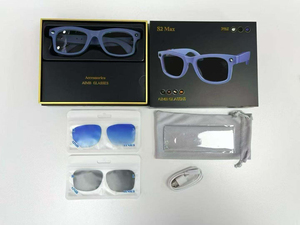 Lunettes Intelligentes S2 Max à Prix Réduit, Offre Spéciale, avec Caméra 5MP pour Appels Bluetooth, Traduction IA, Reconnaissance et Enregistrement Vidéo 1080P - Product Image 4