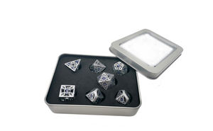 Boîte d'emballage pour dés de haute qualité, très vendue, boîte carrée en métal pour dés, fenêtre transparente, personnalisable - Product Image 2