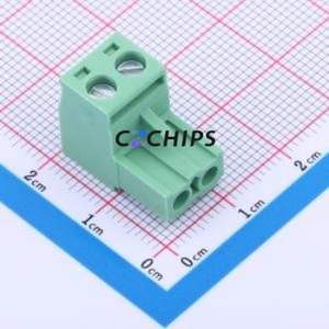 2ETYK-5.0-02P-14-100AH Plug-in Terminal Block P=5mm Connector ( Connector Type: Plug )( Construction: 1x2P )( Pitch: 5mm ) - Product Image 1