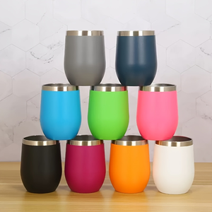 Stainless Steel Tumbler 12oz Vacuum Insulated Travel <b>Cup</b> <b>Lid</b> <b>Straw</b> Multi Color Set 6-12 Hours Thermal Insulation Boiling Water - Product Image 5