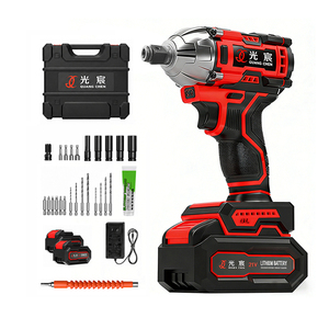 Premium 21V Brushless Impact Wrench Kit 380NM High Torque Cordless Tool for Home & <b>Auto</b> Maintenance GYEW-01 Brushless Motor Offe - Product Image 1
