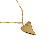 S925 Sterling Silver Heart Collier Ornement INS 18K Or Hommes Collier Cool Brillant Amant Couple Collier Pour Femmes Hommes