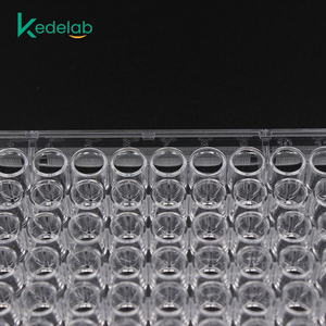 البلاستيك ابوار 0.1 مللي 96 الآبار عادي نهاية Pcr لوحة شقة صفيحة ميكروسكوبية - Product Image 3