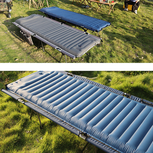 High Quality Portable Outdoor Folding Bed Comfortable Soft Camping <strong>Sleeping</strong> Cots Stainless Soft Mattress Folding Bed Home Beach - Product Image 6