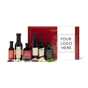 Coffret d'échantillons de vinaigre balsamique 6 pièces - Conservation à température ambiante - Carte-cadeau personnalisable imprimable - Impression numérique - Cadeau idéal - Product Image 1