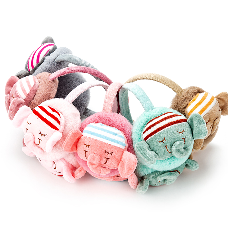 High Quality Lovely Pig Pattern Ear Muffs Plush Headband Style Ear Warmer Winter Autumn Anti-Cold Ear Protection Soft