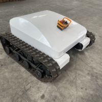Tondeuse à gazon télécommandée, tondeuse à gazon à batterie lithium-ion longue durée, tondeuse à gazon compacte de qualité industrielle