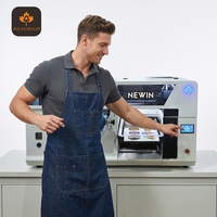 A3 Grootte Uv Flatbed Printer Voor Telefoon Case/Giften/Pen/Bal/Fles Print Uv Dtf Printer Ab Film