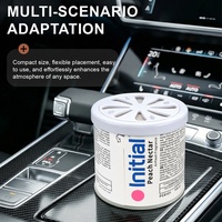 Désodorisant de voiture initial 120 ml, flacon de parfum aux huiles essentielles florales, parfum longue durée, éliminateur d'odeurs, en plastique pour la maison