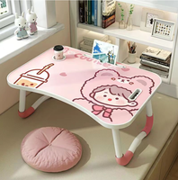 Nouveau bureau portable pliable et réglable en métal pour lit et canapé, plateau de lecture et d'étude